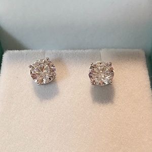 Pescara Jewelry "925" CZ Stud Earrings